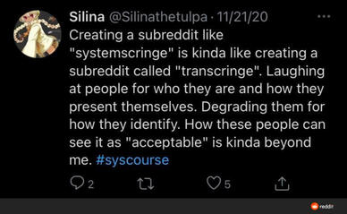 they think childhood trauma is the same as gender identity